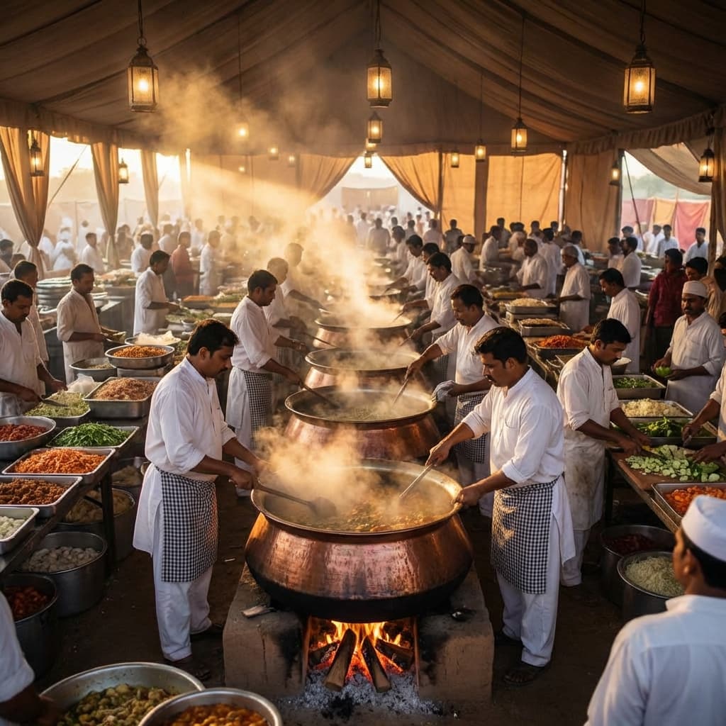 Indian Wedding Kitchen